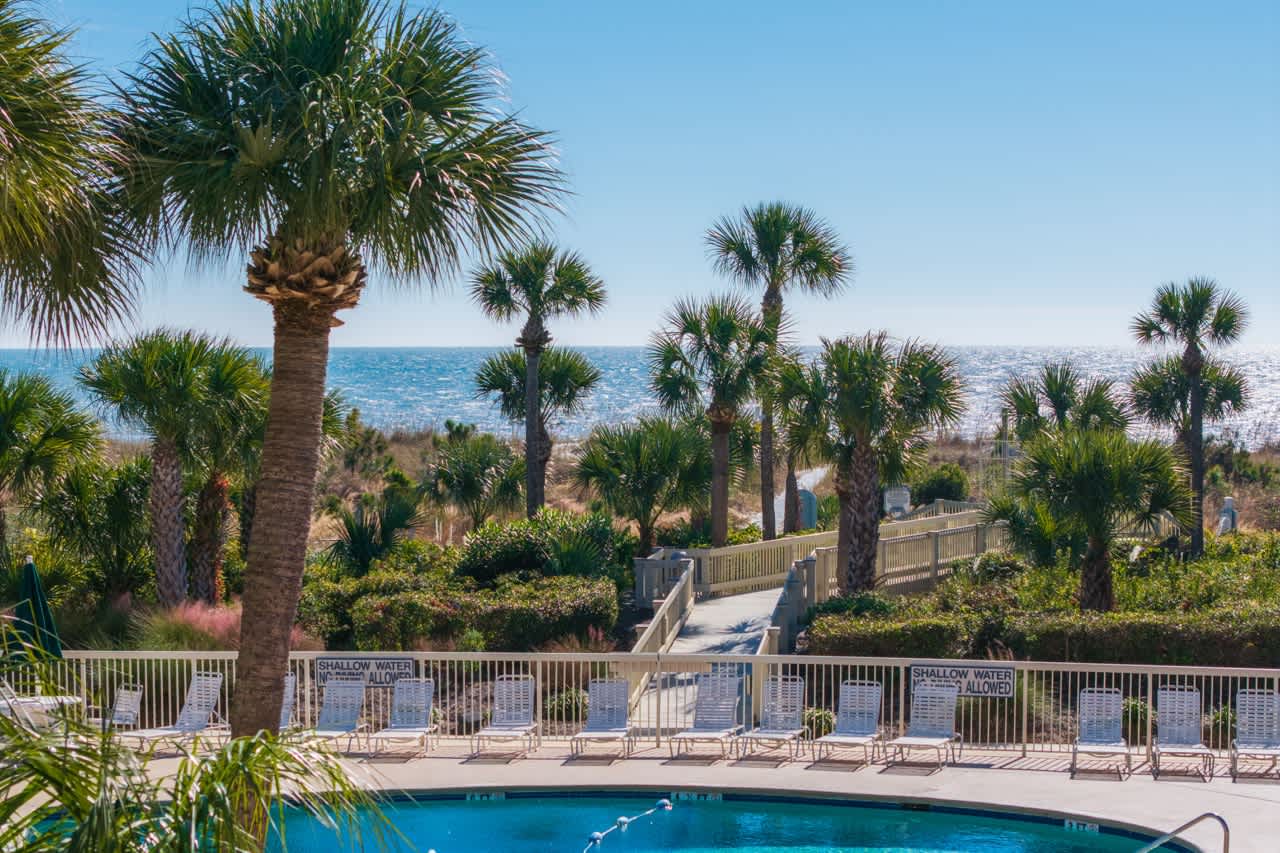 View from Breakers — ocean and coastline